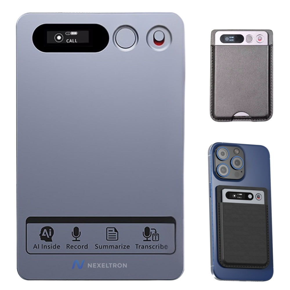 Dyktafon AI z transkrypcją i podsumowaniem, 64GB + FREE MagSafe