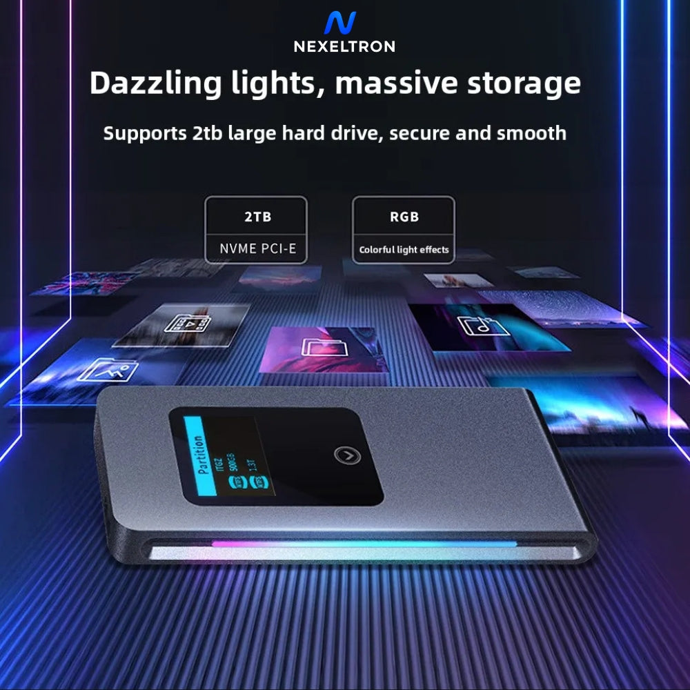 Obudowa SSD DataScreen DS20 (wyświetlacz LCD)