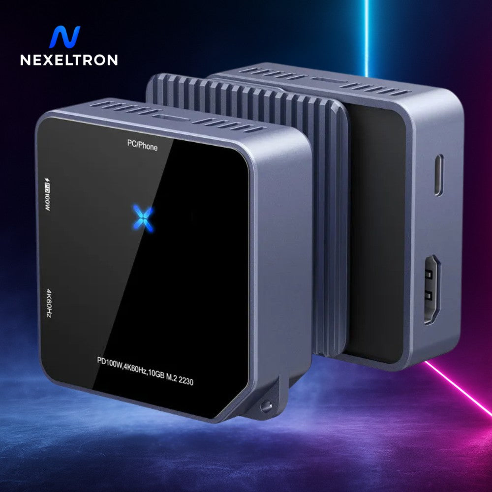 Stacja HX10 - 4w1: Zasilanie 100W, HDMI 4K, USB‑C