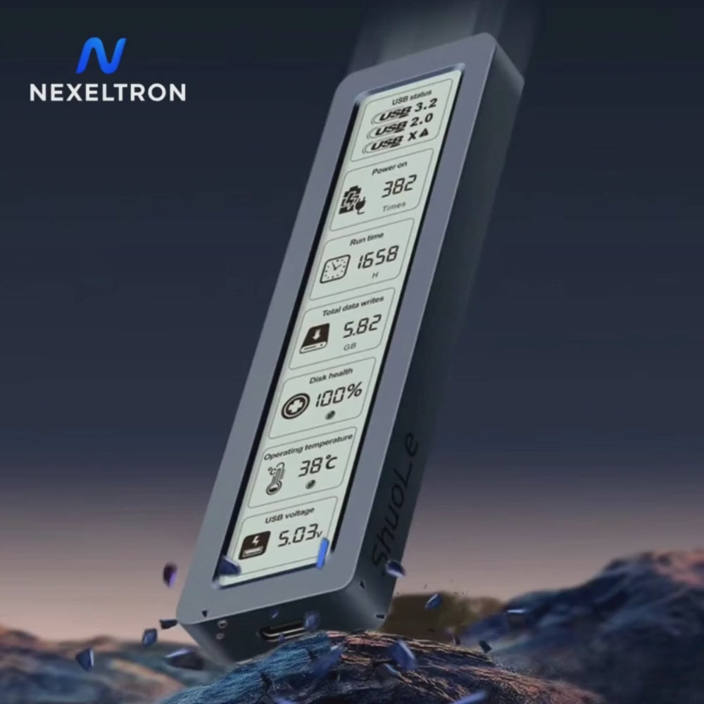 Obudowa SSD DataScreen DS10 (wyświetlacz LCD)
