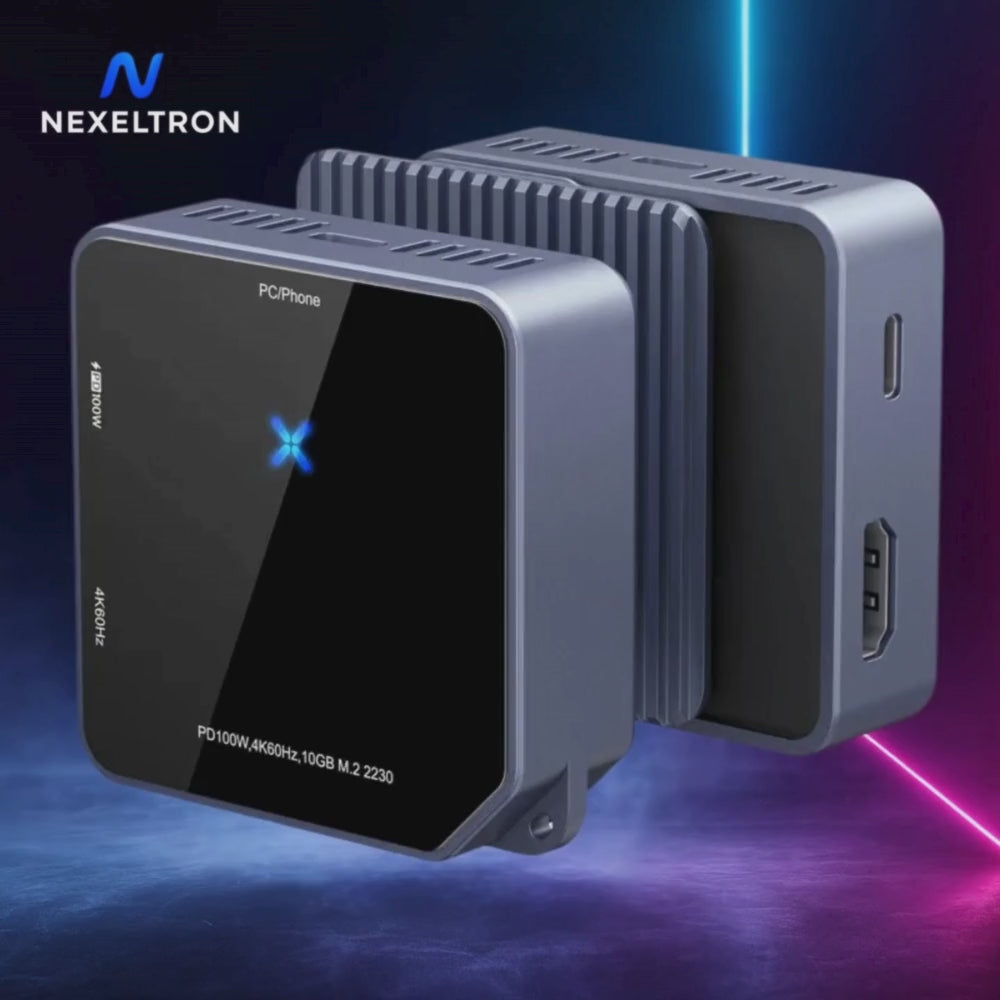 Stacja HX10 - 4w1: Zasilanie 100W, HDMI 4K, USB‑C